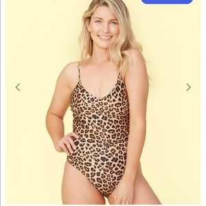 NWT Summersalt Marina leopard print swimsuit
